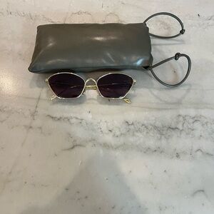 Loewe gold framed sunglasses